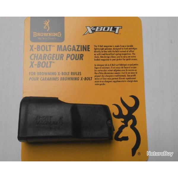 Chargeur pour carabine Browning X Bolt . 270 WSM - 300 WSM - 7mm WSM R�f. 205