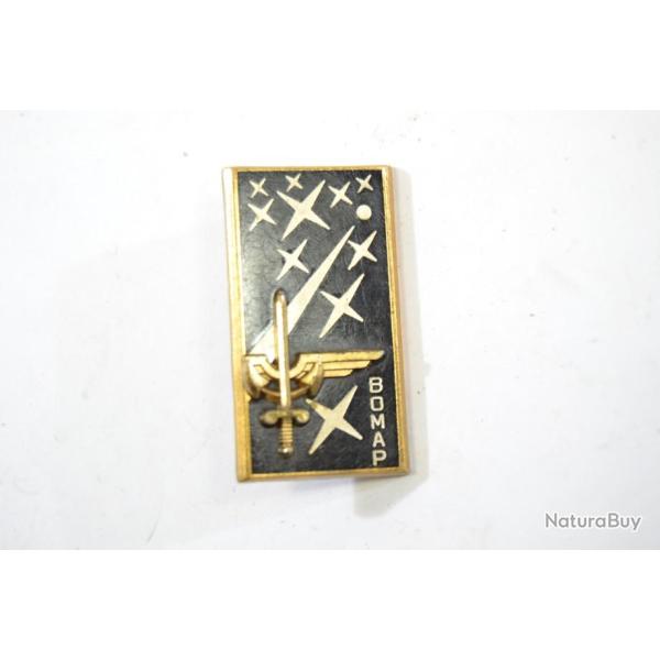 Insigne Base Op�rationnelle Mobile A�roport�e, BOMAP, Delsart G2019, relief, pastille ovale