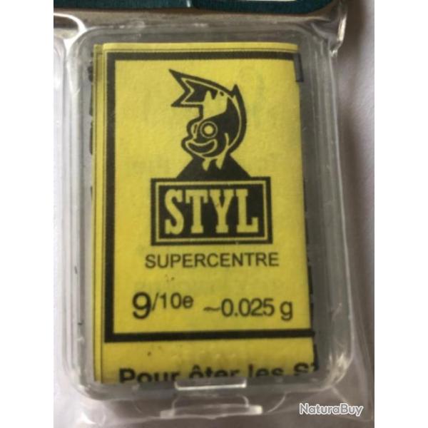 1 bo�te de plomb n 9 styl standard Sensas p�che coup