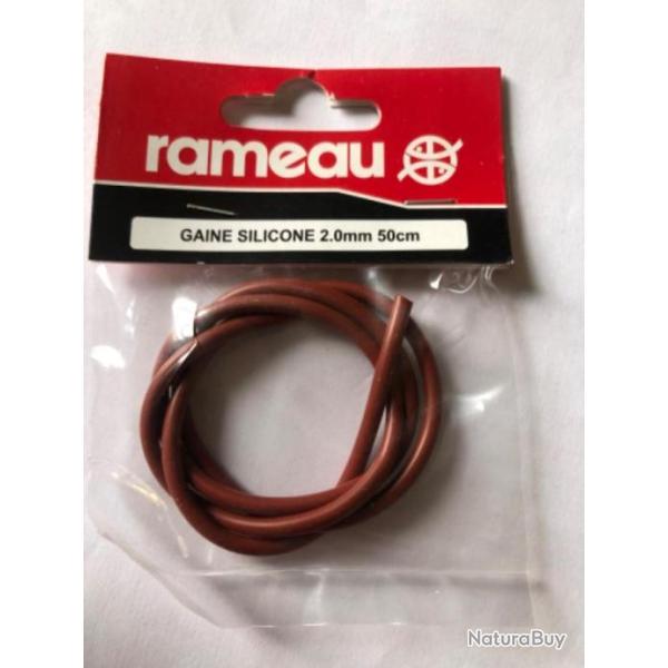 1 sachet gaine silicone 2 mm 50 cm rameau p�che coup
