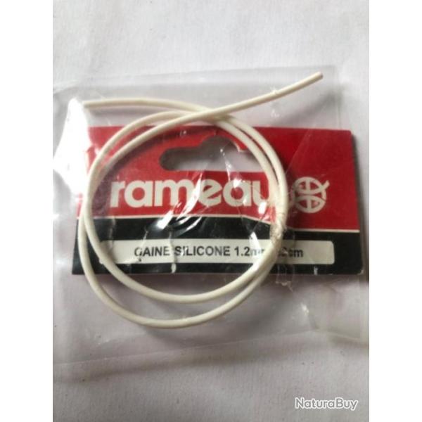 1 sachet gaine silicone 1,2 mm 37 cm rameau p�che coup occasion