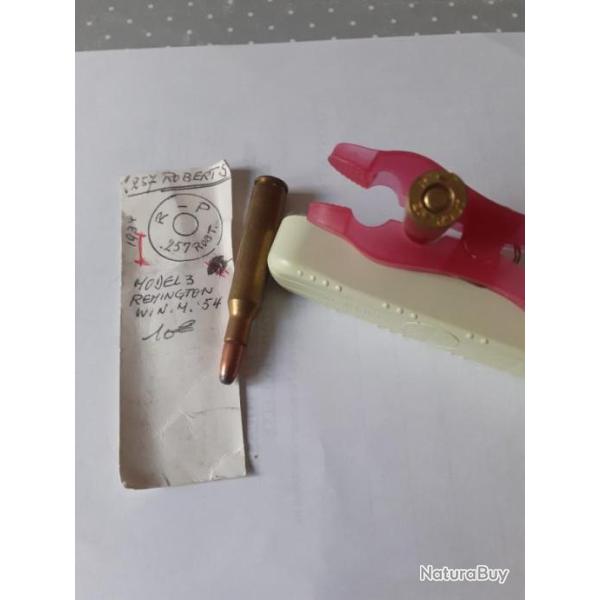 Cartouche de 257 Roberts Mod�le 3 Remington WIN.M.54