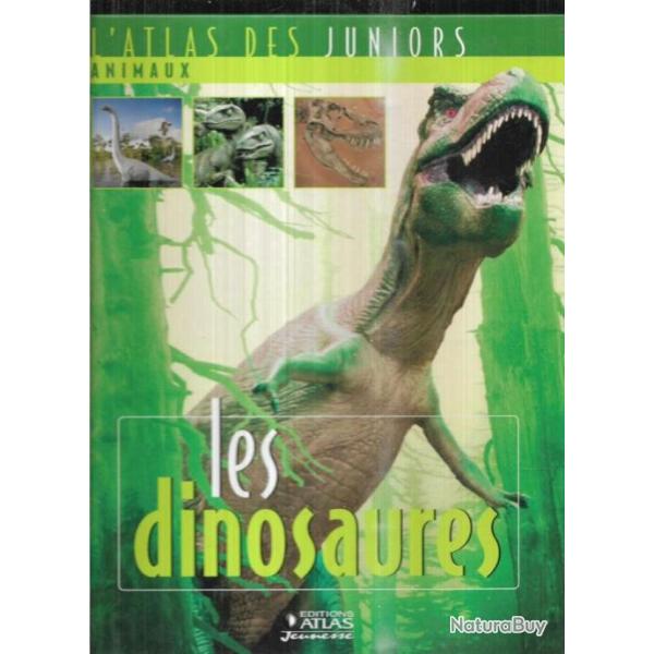 l'atlas des juniors animaux , les animaux sauvages, les dinosaures soit 2 livres