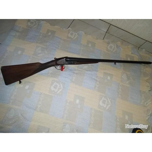 Magnifique Fusil juxtapos� artisanal St�phanois calibre 16