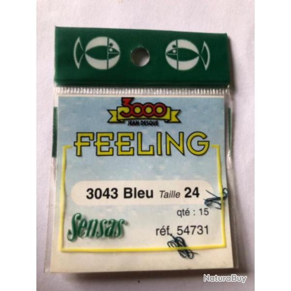 15 hame�on 3043 n 24 bleu ref 54731  non mont� palette p�che Sensas