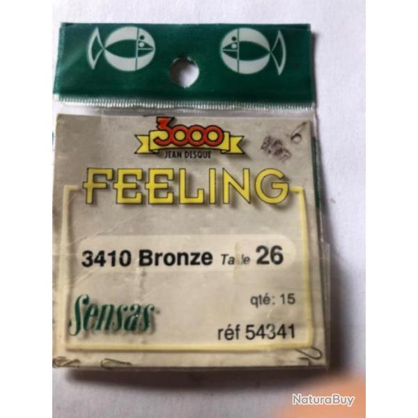 15 hame�on 3410  n 26  bronz�  ref 54341 non mont� palette p�che Sensas