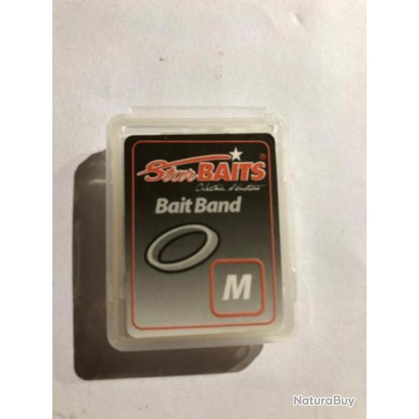 1 bo�te de bait band anneau silicone 6 mm peche carpe starbaits