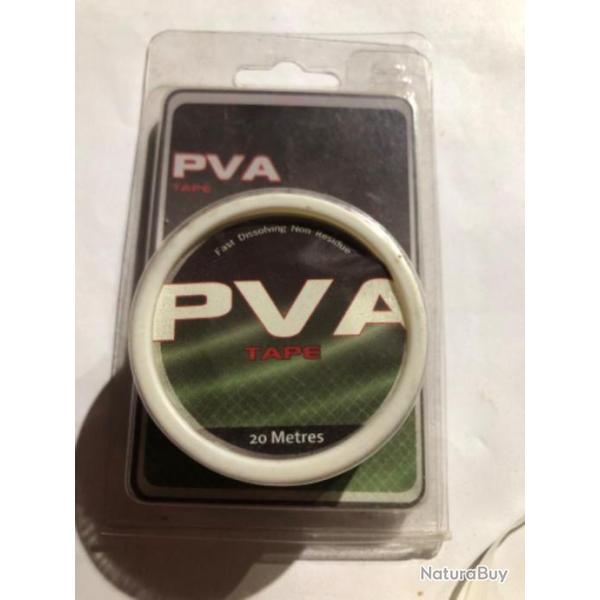 20 m pva  tape 1 cm x20 m  peche carpe
