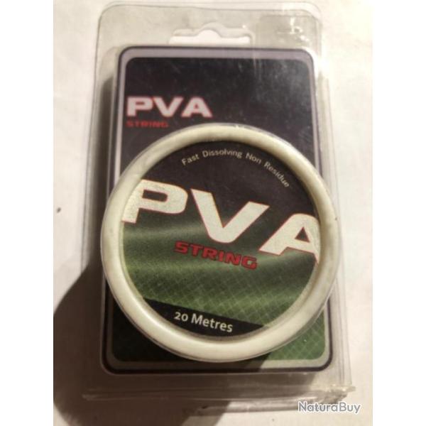 20 m fil soluble pva string  peche carpe