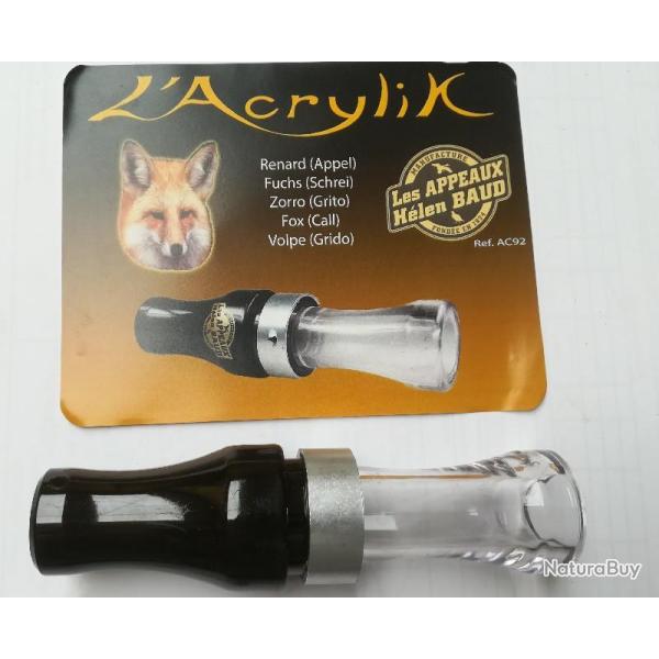 Appeau renard ( Appel) Acrilik Helen Baud R�f 153