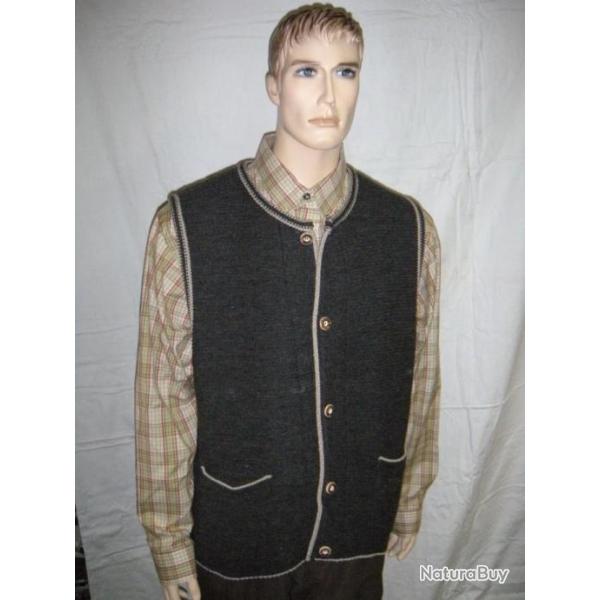 GILET TRACHTEN ANTHRACITE . T:52.