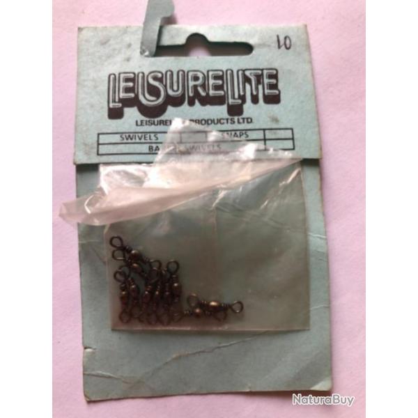 1 sachet de 10 �merillon baril taille s  p�che carnassier leisurelite