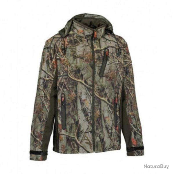 Veste de chasse Percussion Softshell Forest EVO