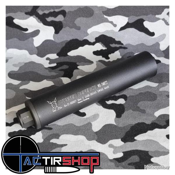 Silencieux WYSSEN DEFENSE WD-TMR22, calibre .22lr , 1/.2"-28 UNF