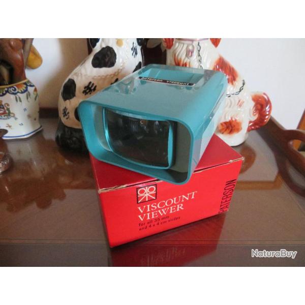 VINTAGE - Visionneuse de diapositives Viscount Viewer, 35mm - Paterson - MADE IN ENGLAND (Vers 1960)