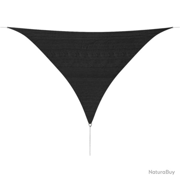 Voile d'ombrage parasol en PEHD triangulaire 5 x 5 x 5 m anthracite 02_0008595