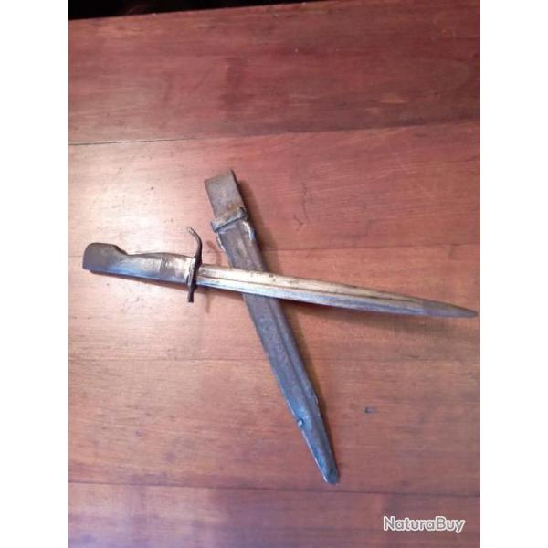 Poignard Allemand de tranch�es, fabrication artisanale.