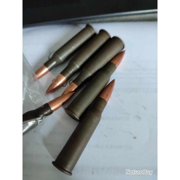 Vend Cartouches 7.62X54R Mosin magan Fer Neutralise
