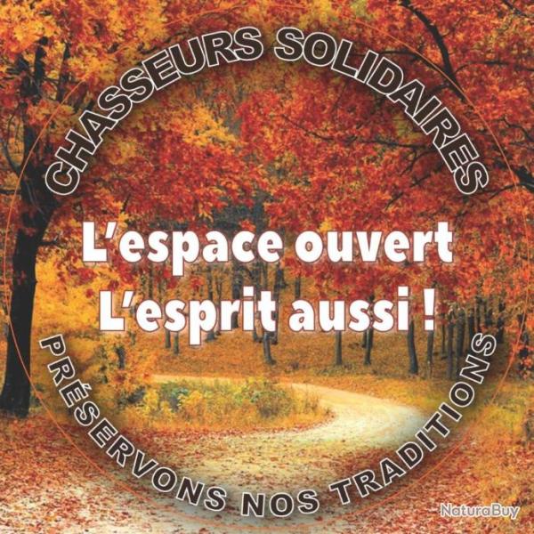 Autocollant "Chasseurs solidaires"