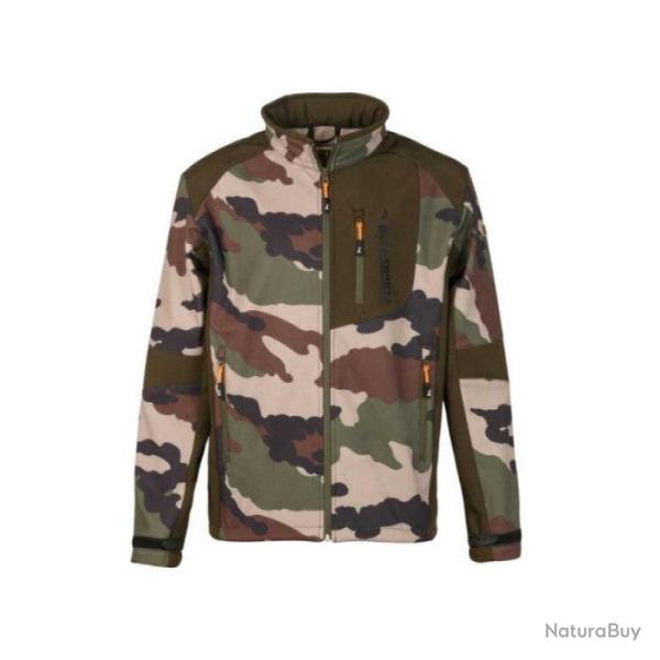 Veste de chasse Percussion Softshell Camo