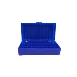 Boite de rangement bleue 50 munitions Cal.45 ACP