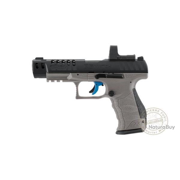 Pistolet � plomb CO2 4,5 mm WALTHER Q5 Match Combo (3 Joules max)
