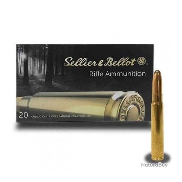 Munitions SELLIER BELLOT calibre 7.62x54R FMJ 180gr - 11.7 g x20