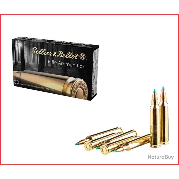 Munitions SELLIER BELLOT calibre 204 Ruger PTS 32.3gr - 2.1g x20