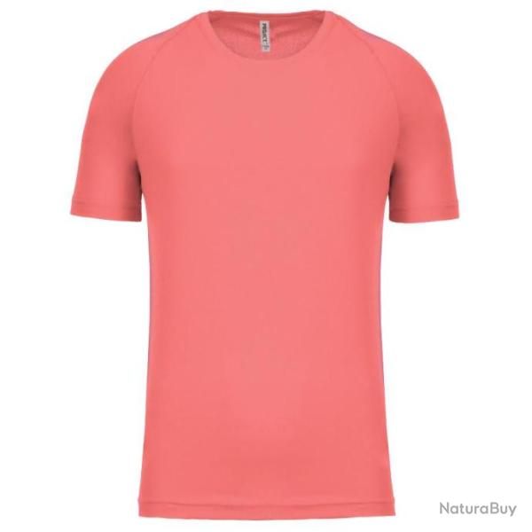 Tee shirt � sechage rapide coral