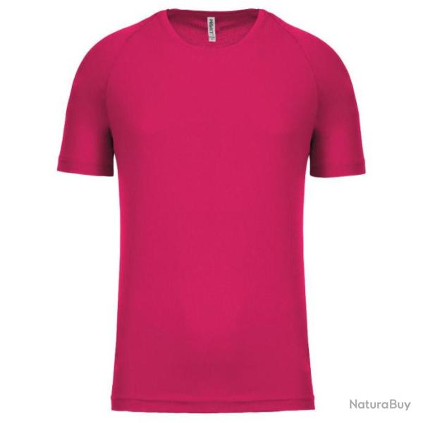 Tee shirt respirant � sechage rapide fuchsia