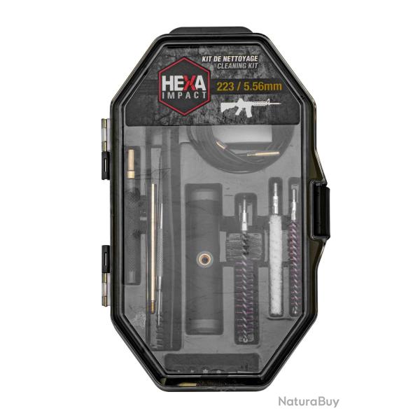 Kit de nettoyage HEXA IMPACT pour armes Cal. 5.56