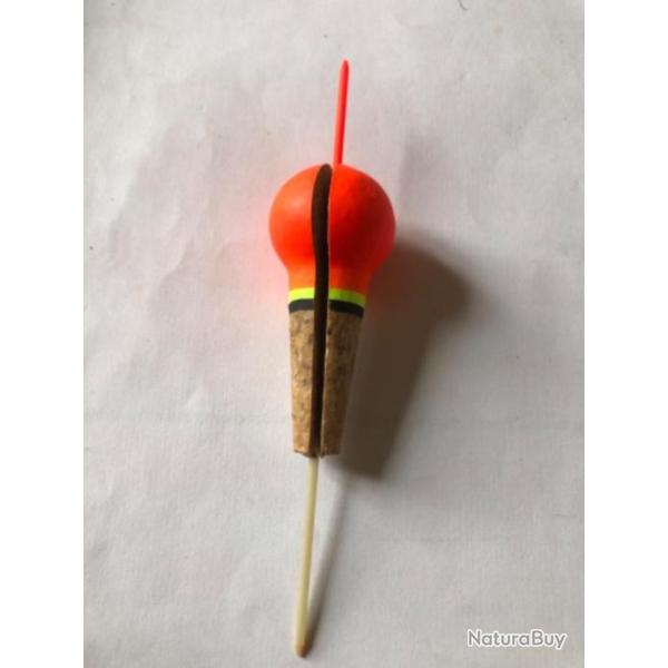 1 flotteur toulousain 6 gr fendu li�ge peche truite Sensas