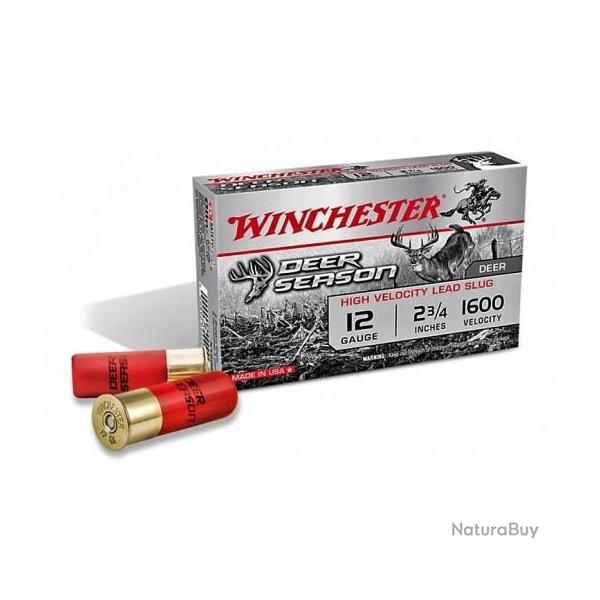 Munitions WINCHESTER cal.12/70 slug deer season 35g par 5