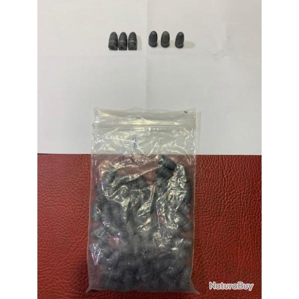 SACHET DE 57 OGIVES PLOMBS CAL 9MM /38 147GR / 9.5G
