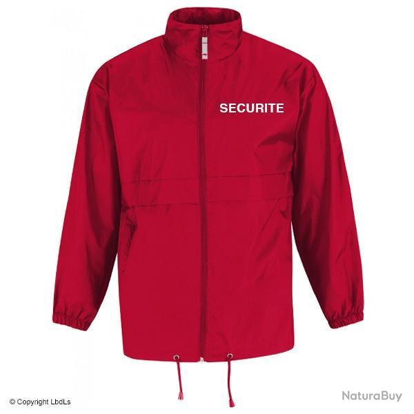 Coupe vent �co S�CURIT� ROUGE