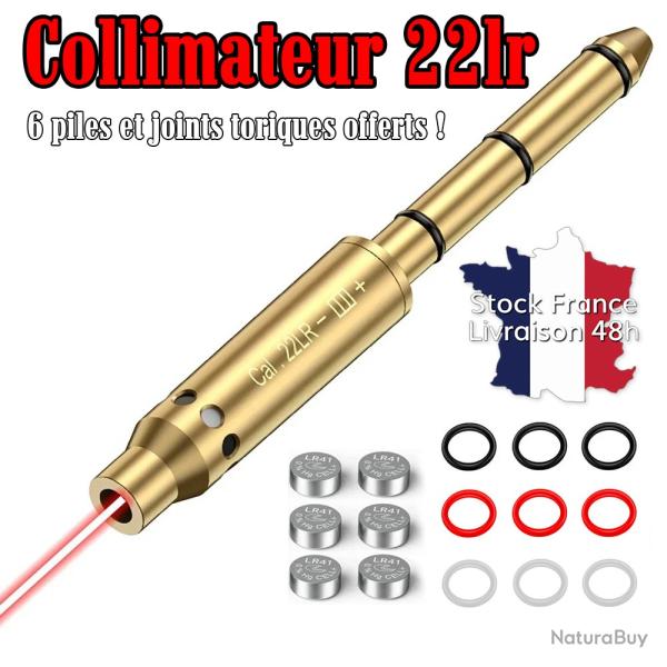 Collimateur laser � mettre en bout de canon calibre 22lr - Envoi rapide depuis la France