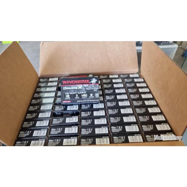 10 btes de 5 balles Chevrotine double x winchester cal 12