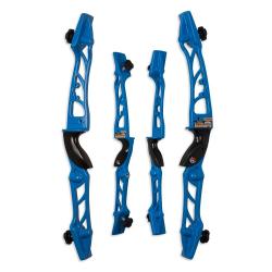 Poign&eacute;e recurve Core Silhouette RH Bleu 24"