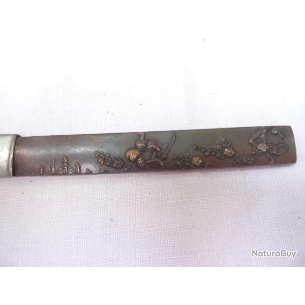 J15)  lot kozuka  , beau couteau pour sabre  japonais