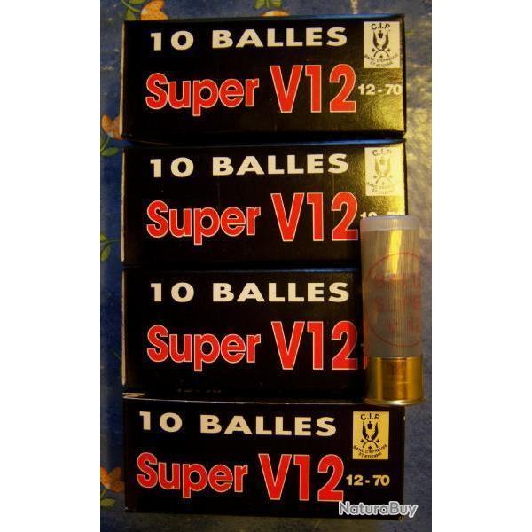 LOT DE 40 BALLES SUPER V12