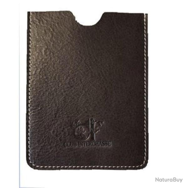 Pochette pour permis Club Interchasse Themis - Marron
