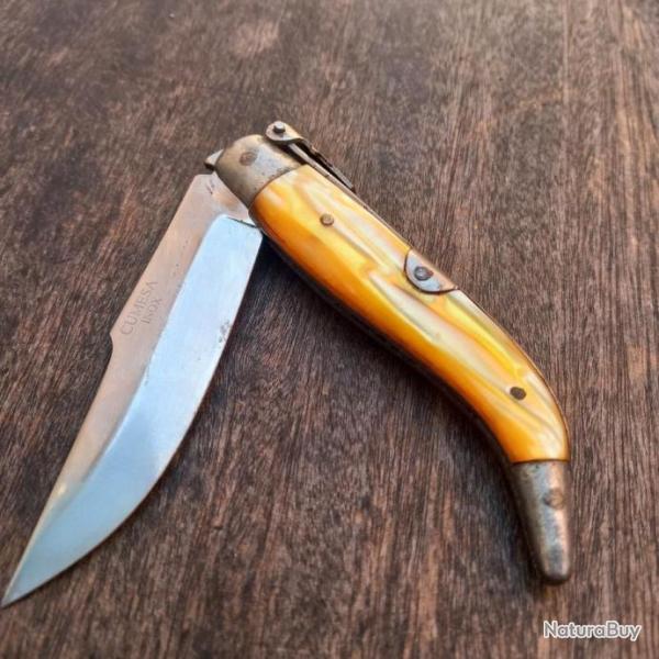 Ancien Couteau � Palme Espagnol  CUMESA INOX