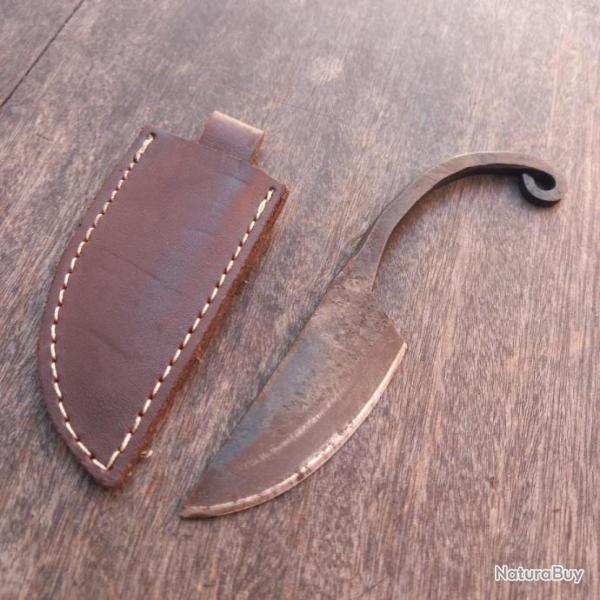 Ancien Couteau VIKING FORG avec tui en cuir