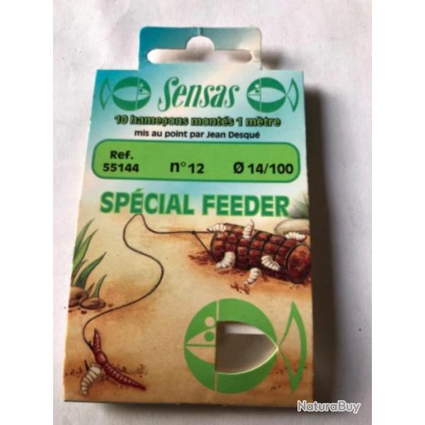 10 hame�on mont� sp�cial feeder 12/14 .   100 cm peche coup Sensas