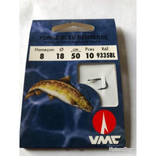 10 hameon mont forg bleu renvers truite  08/18 .   50 cm 9335 bl vmc peche truite water queen