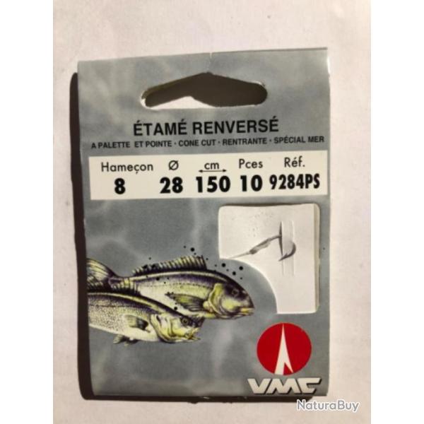 10 hame�on mont� �tam� renvers� 08/28 .  150 cm 9284 ps vmc peche mer water queen