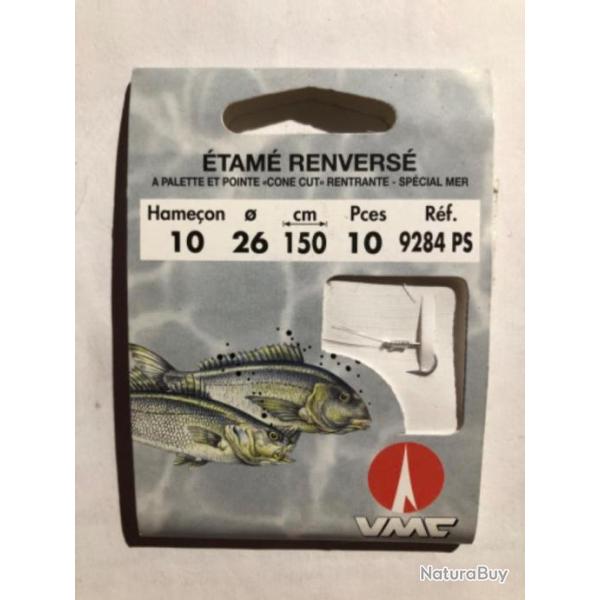 10 hame�on mont� �tam� renvers� 10/26 .  150 cm 9284 ps vmc peche mer water queen