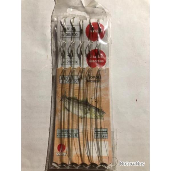 15 hame�on mont� forg� nickel� 06/30 08/28 10/26  30 cm 9408 ni vmc peche mer water queen