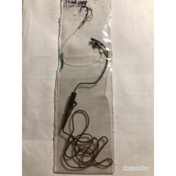 1 hame�on mont� carpe ham 04. Fluoro carbone et lead core peche carpe poisson rose