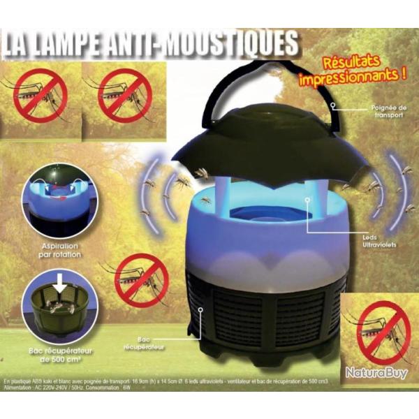 Lampe Anti - Insectes � leds bleues silencieuse - NEUVE